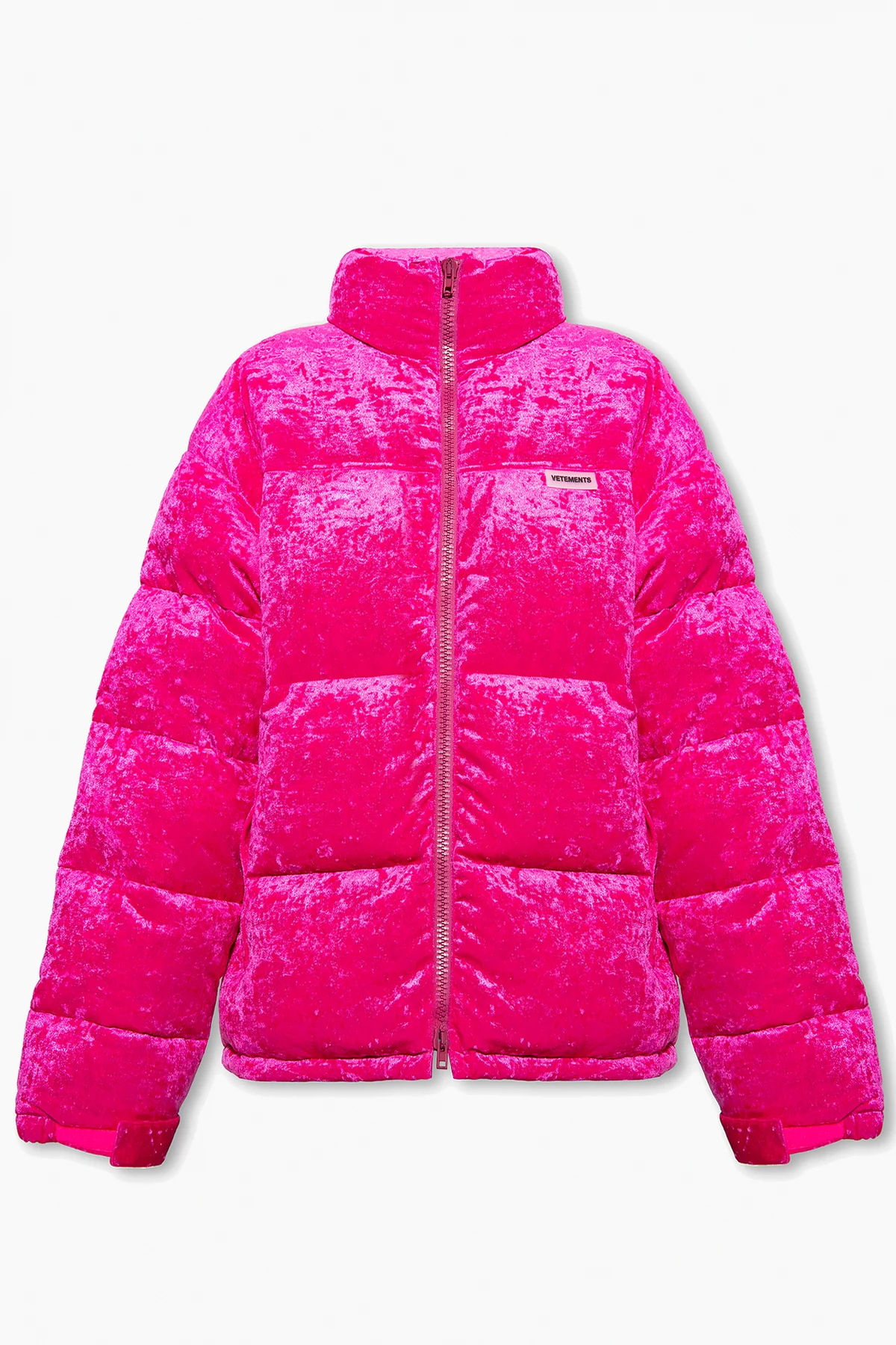 PINK Velour down jacket