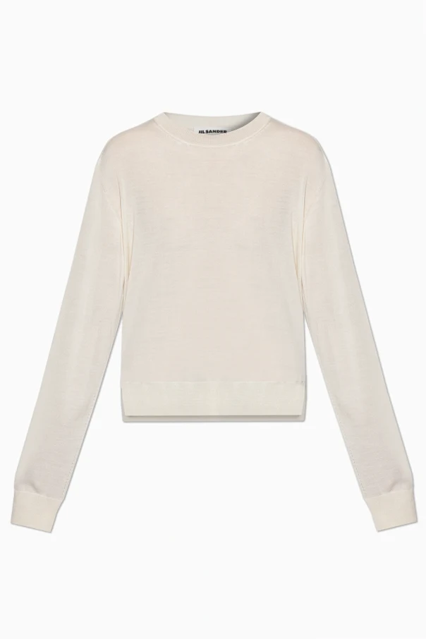 CREME Pullover mit seitlichen Schlitzen