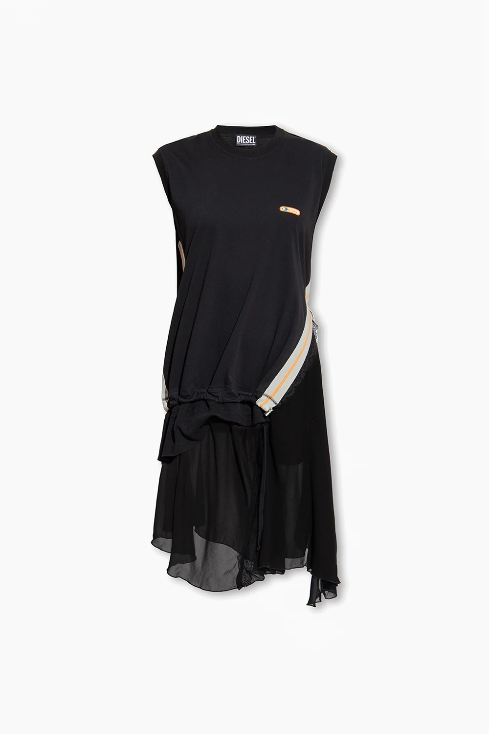 BLACK ‘D-ROLLACE’ sleeveless dress