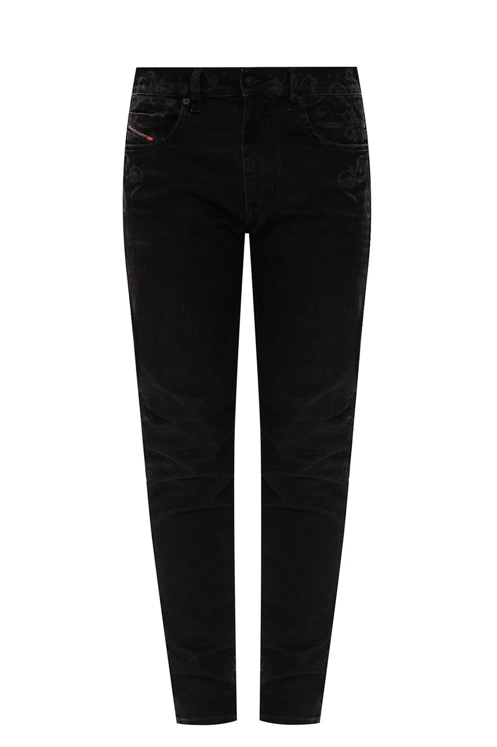 ‘D-Strukt’ jeans with raw edge