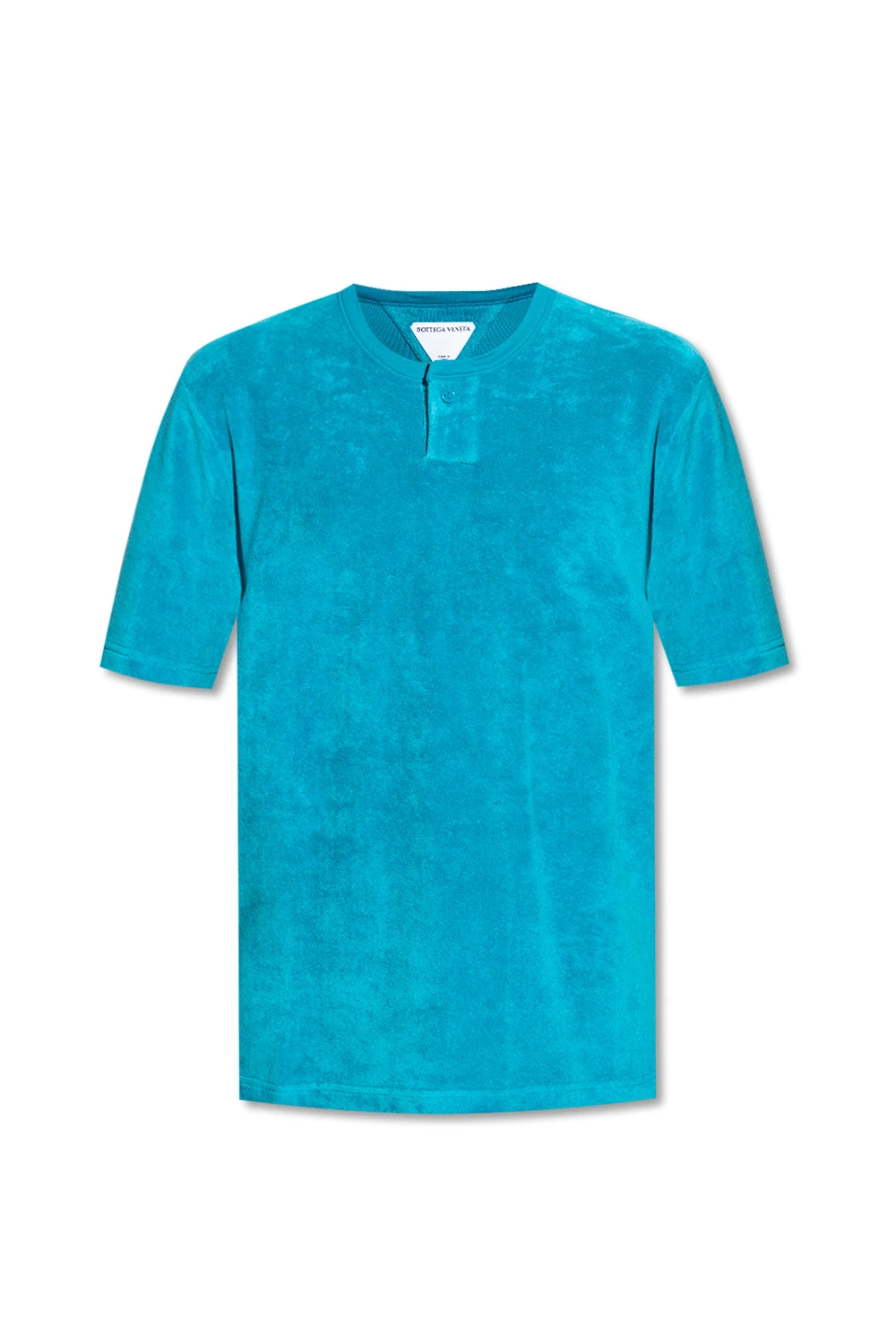 T-shirt z tkaniny ‘frotte’