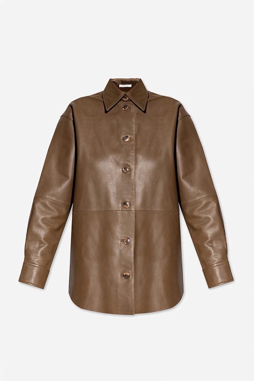BROWN ‘Keyla’ leather shirt