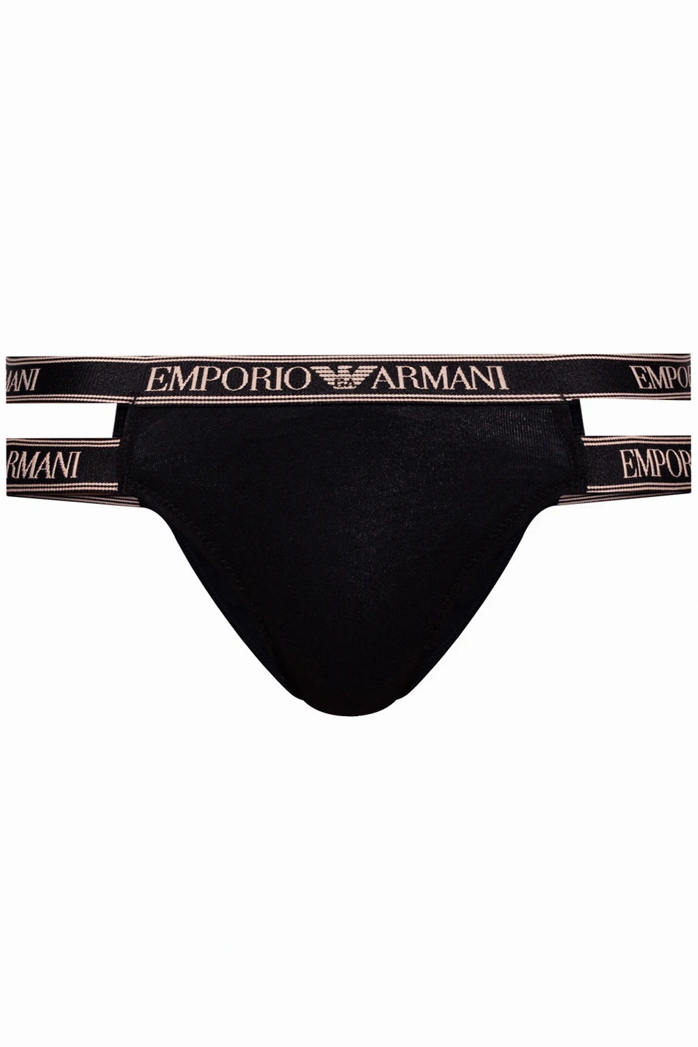 BLACK Cut-out briefs