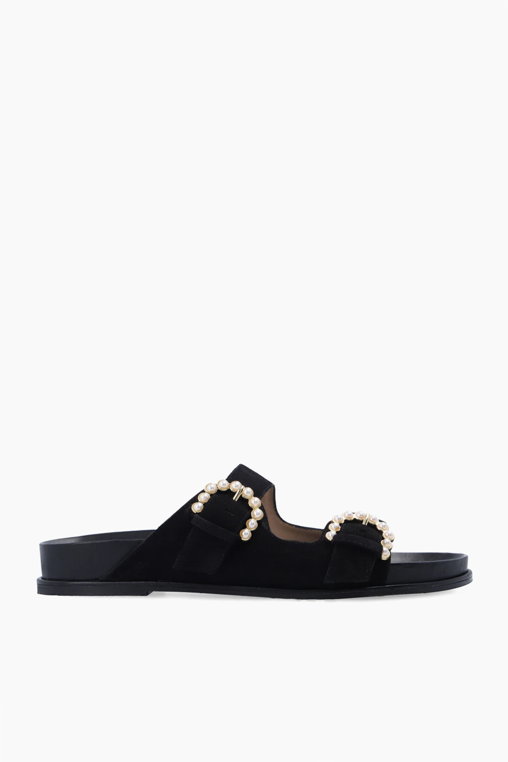 ‘Piper’ leather slides