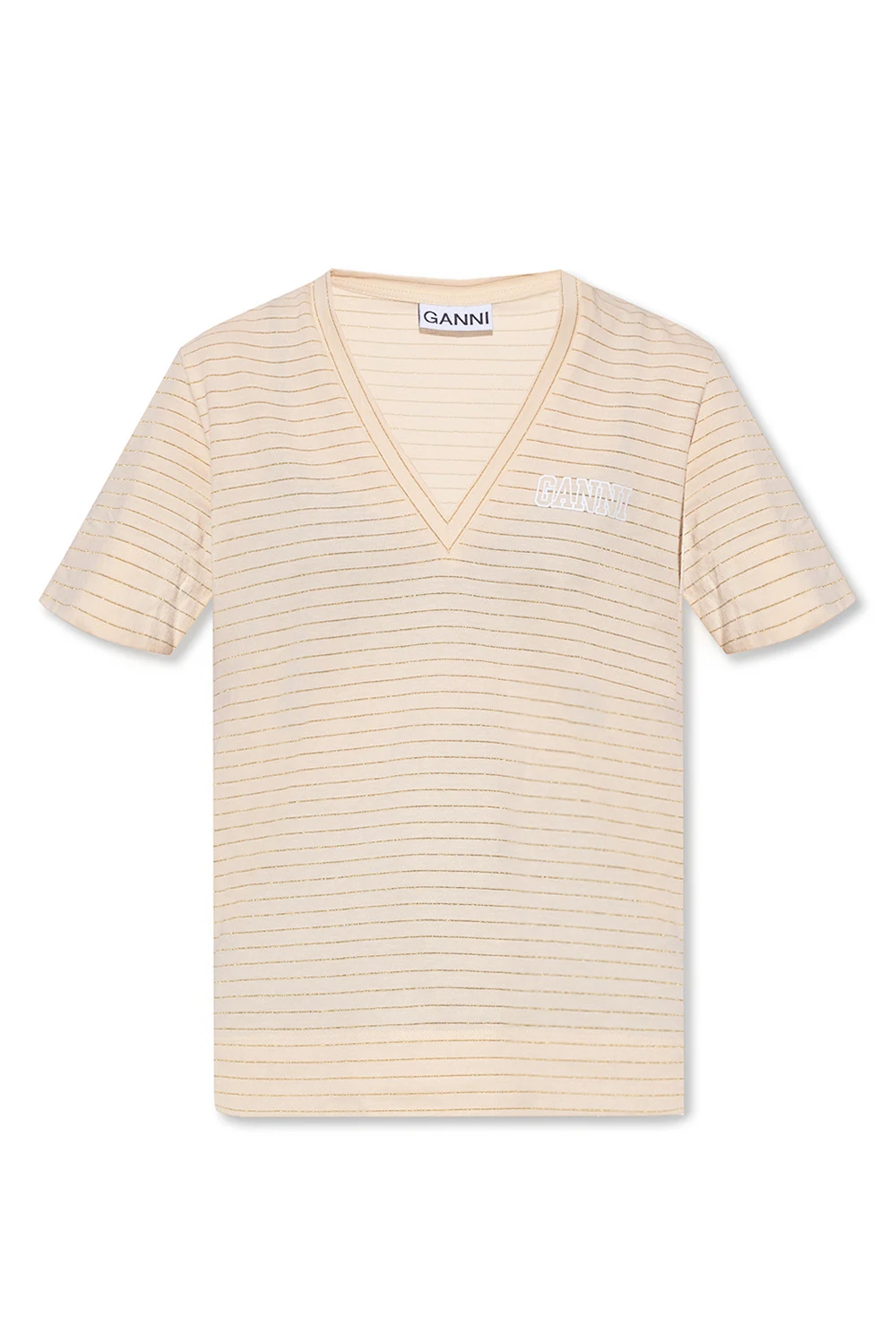 T-shirt with lurex threads