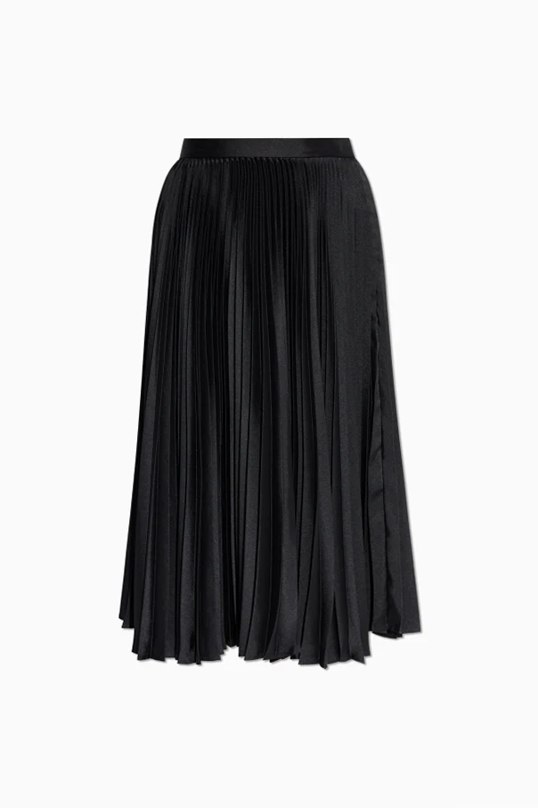 BLACK Pleated skirt