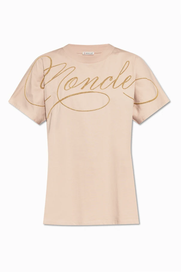ROSA T-Shirt mit gesticktem Logo