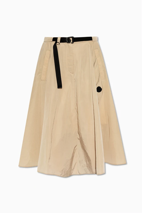 BEIGE Rock mit Abnähern