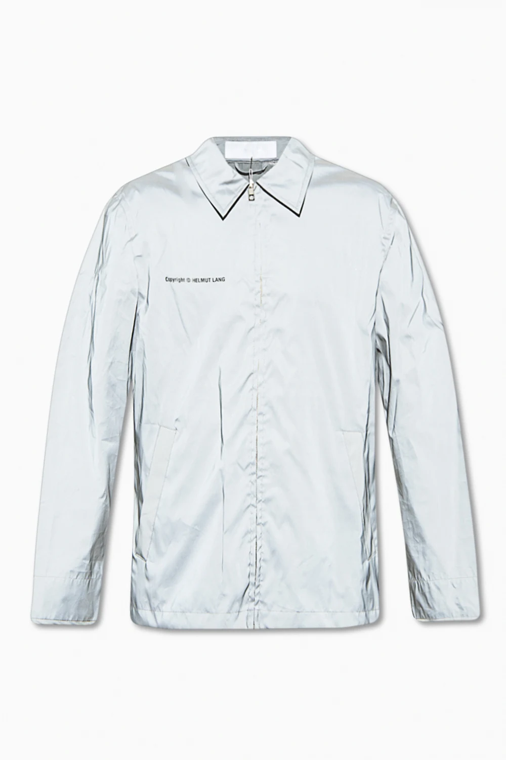 Reflective jacket with logo