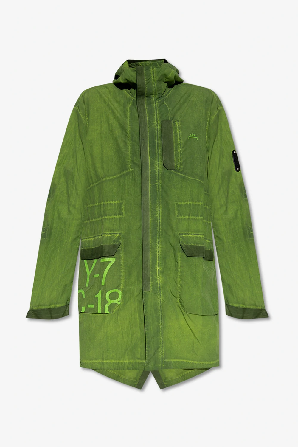 GREEN Jacket with logo