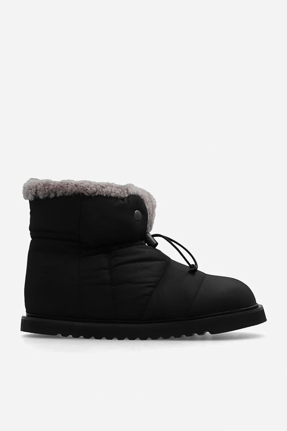 BLACK ‘Halla’ quilted snow boots