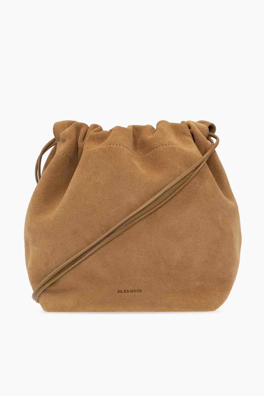 Suede shoulder bag