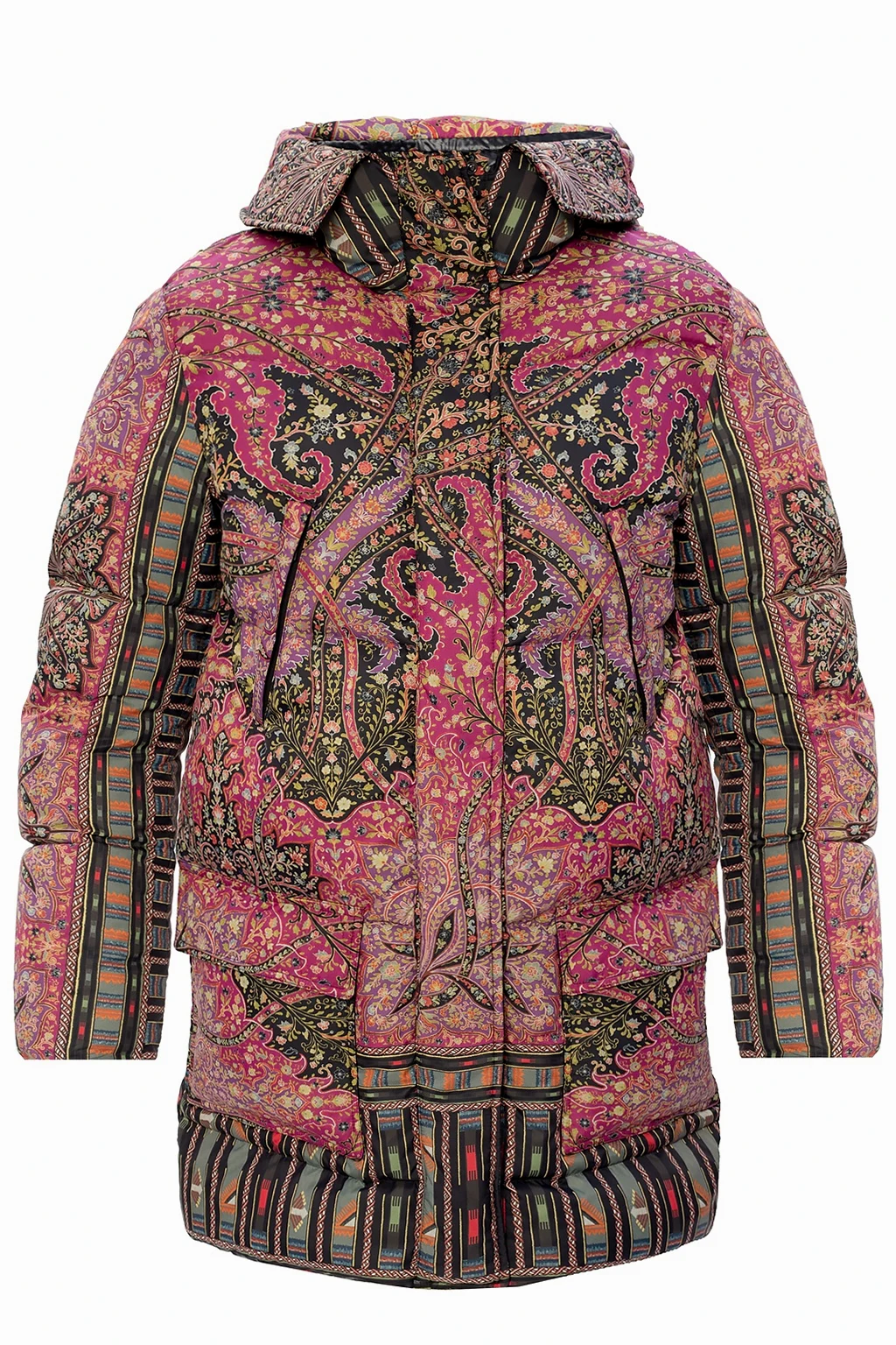 Quilted down jacket
