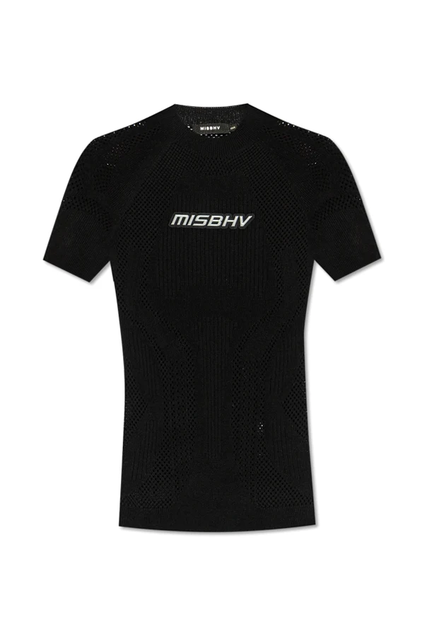 SCHWARZ Top mit Logo