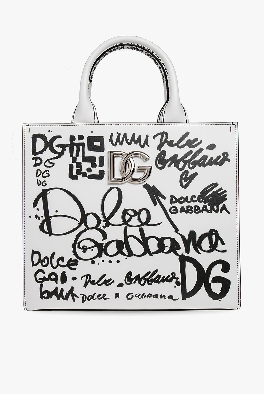 WHITE ‘3,5 Small’ shopper bag