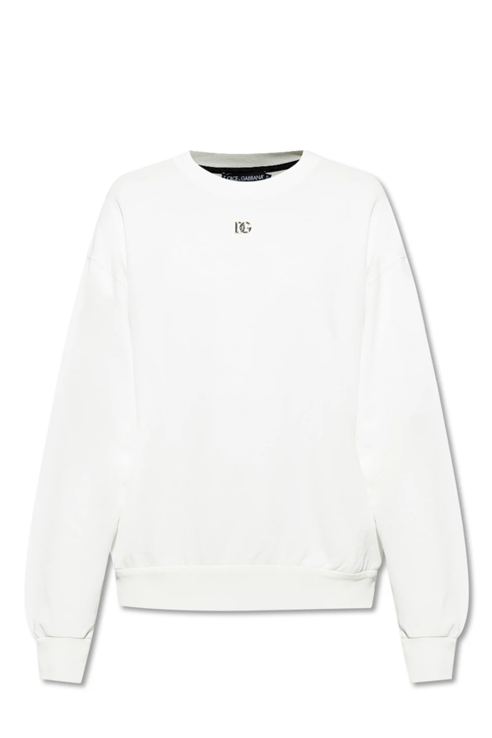 WHITE Sweatshirt with logo