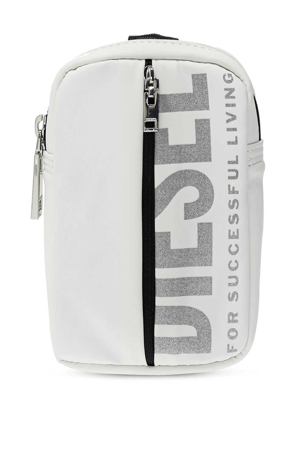 WHITE Strapped pouch