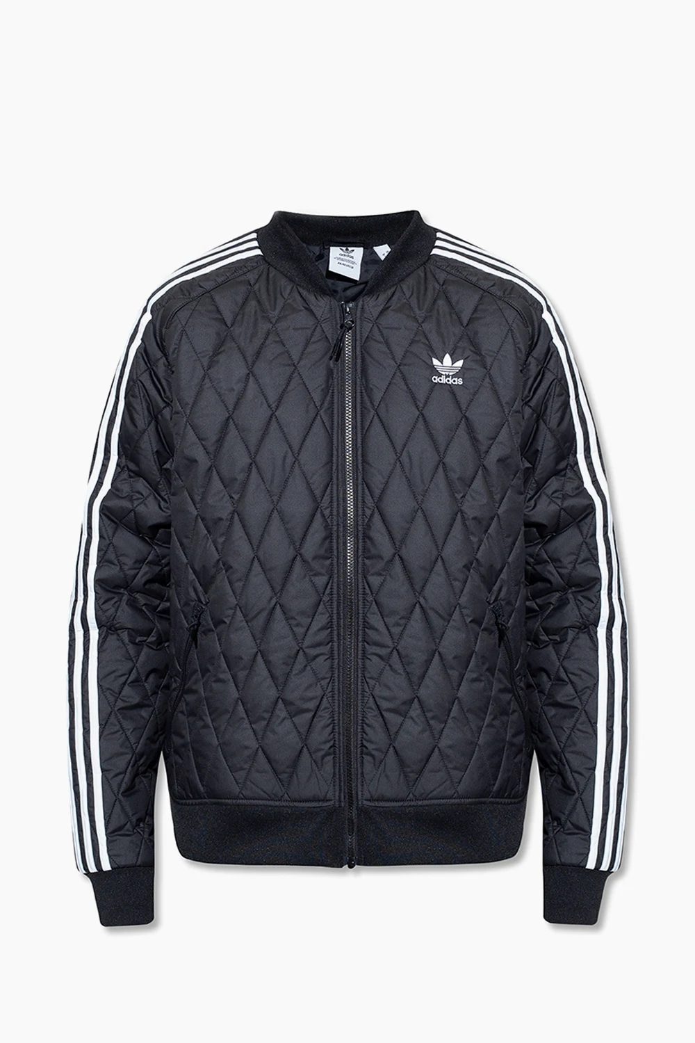 Quilted jacket with logo