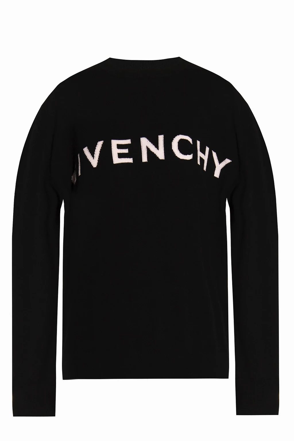 Cashmere sweater with logo