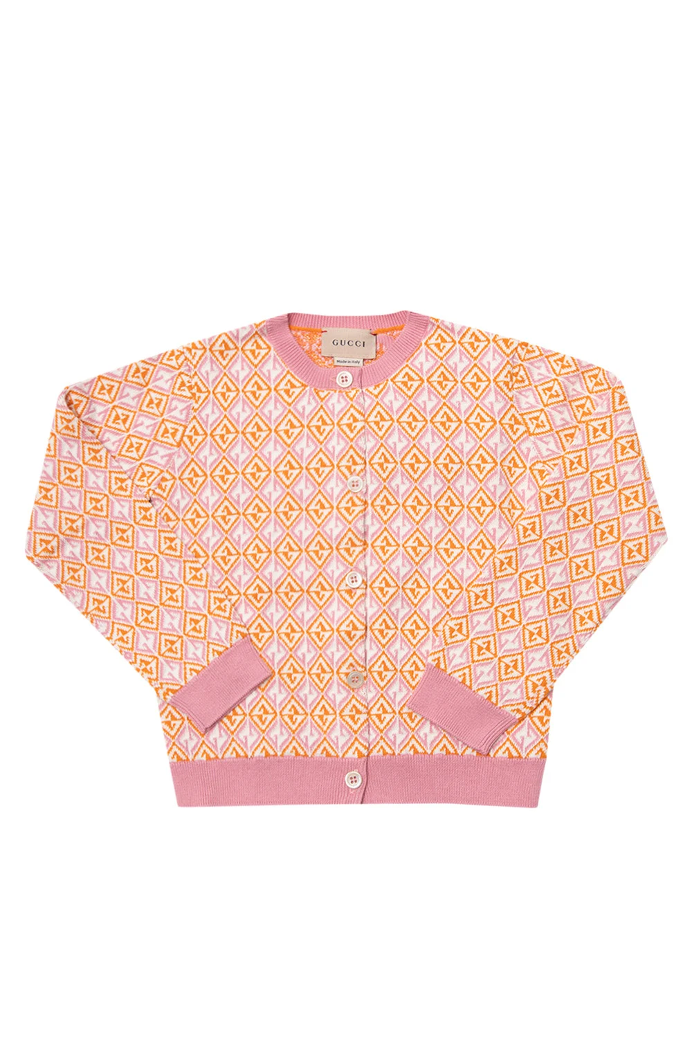PINK Patterned cardigan