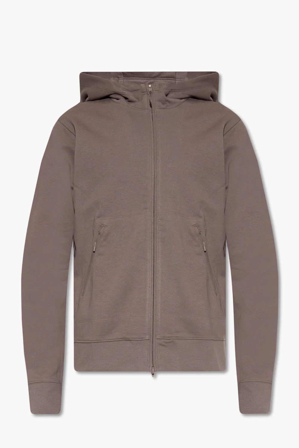 BROWN Hoodie with logo