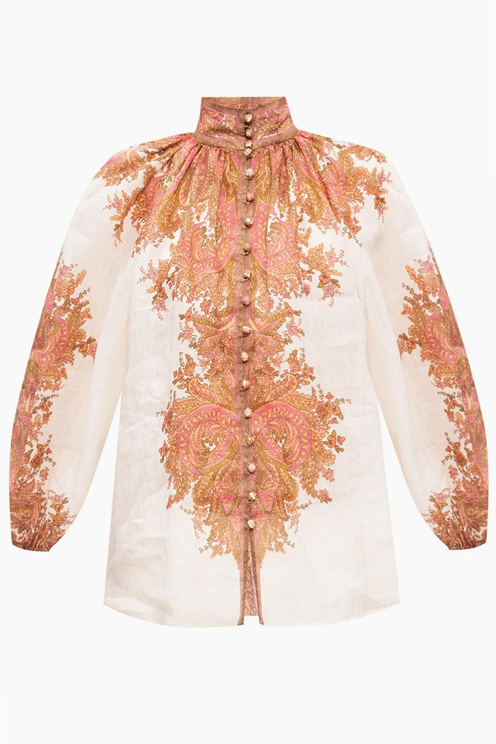Standing collar shirt