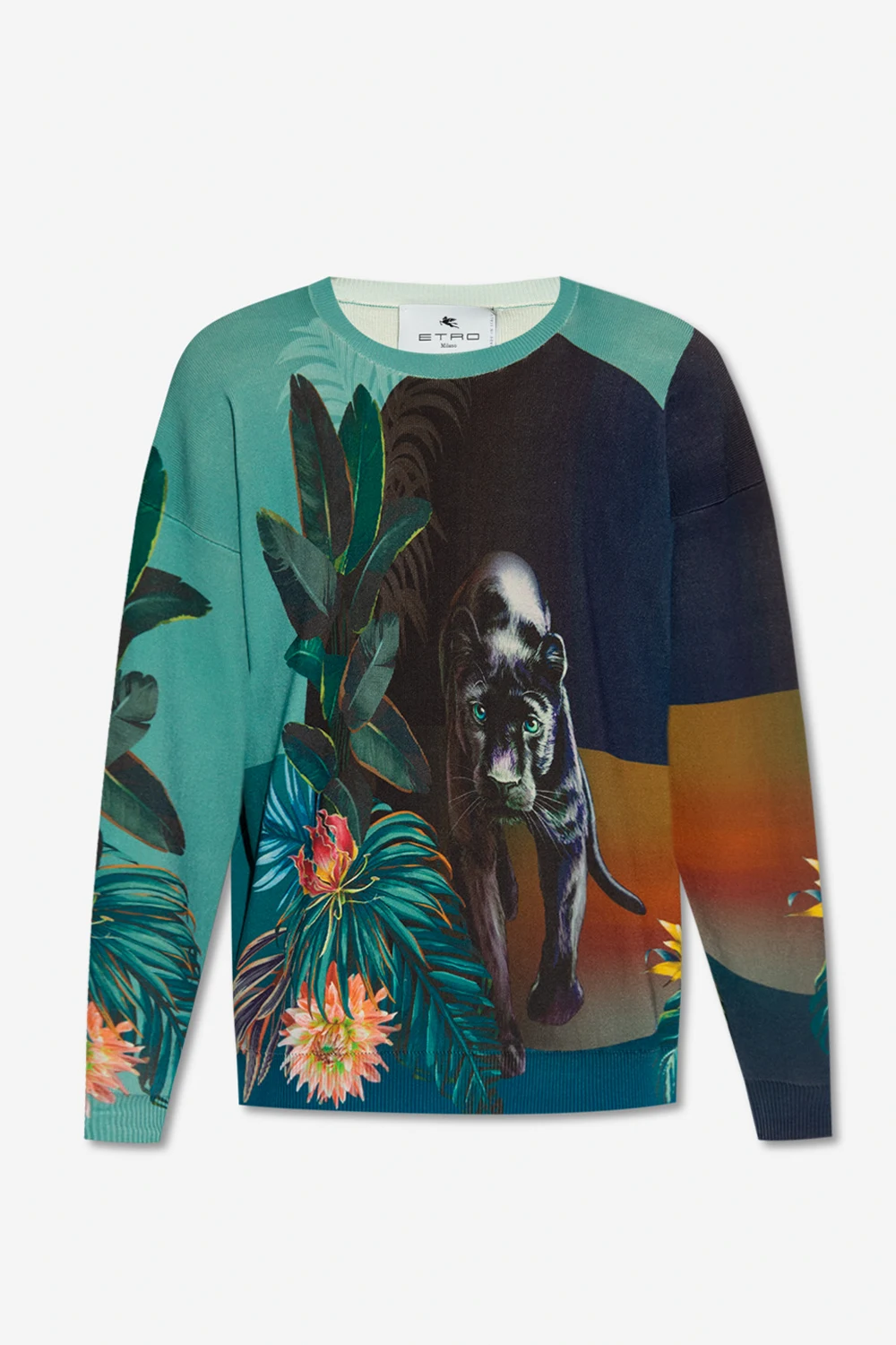 Sweater with animal motif