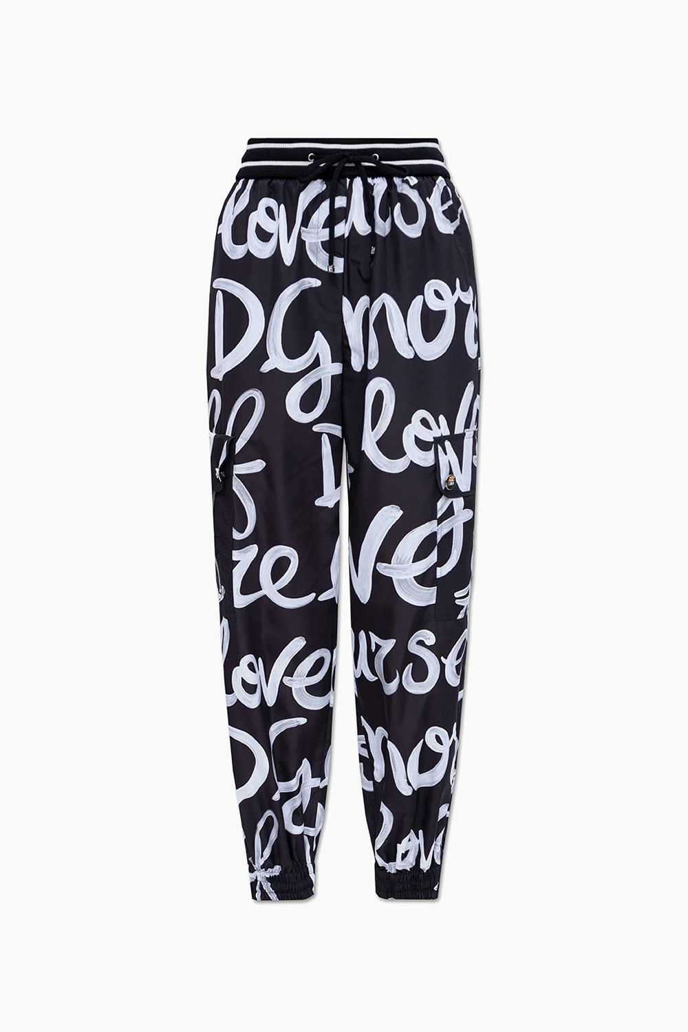 BLACK Track pants
