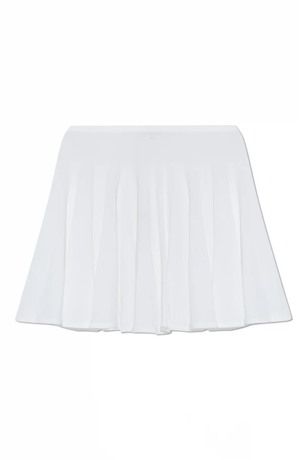 WEISS Ausgestellter Rock