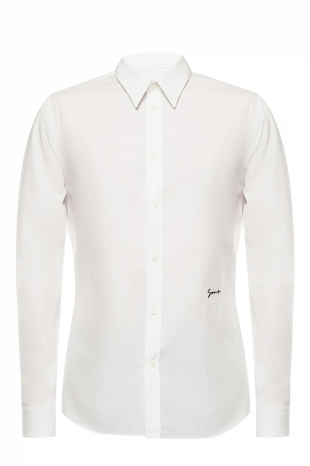 Logo-embroidered shirt