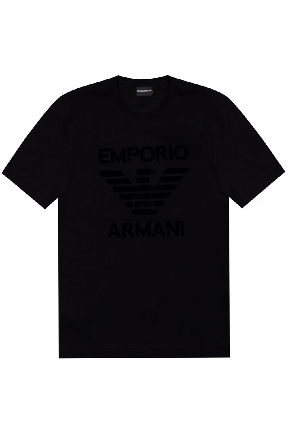 T-shirt z aksamitnym logo
