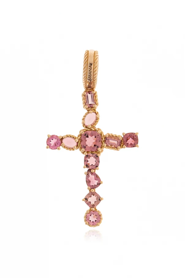 ROSA Goldener Anhänger mit religiösem Motiv