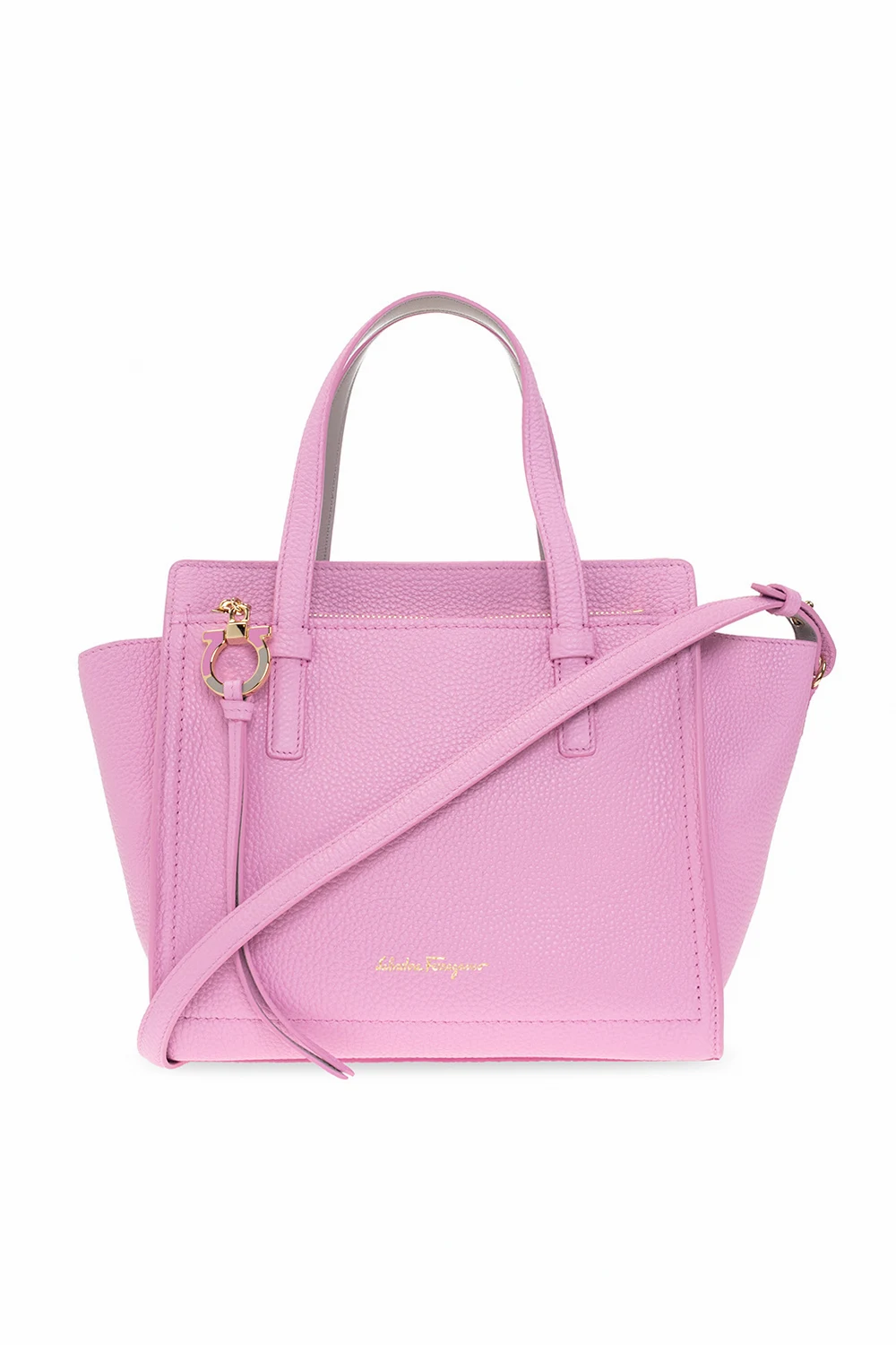 Leather shoulder bag