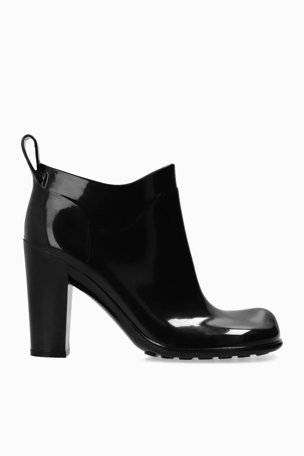 ‘Shine’ rubber ankle boots