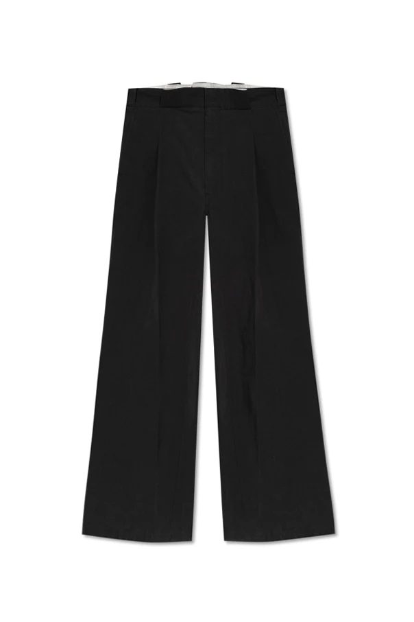 SCHWARZ Hose mit lockerem Schnitt