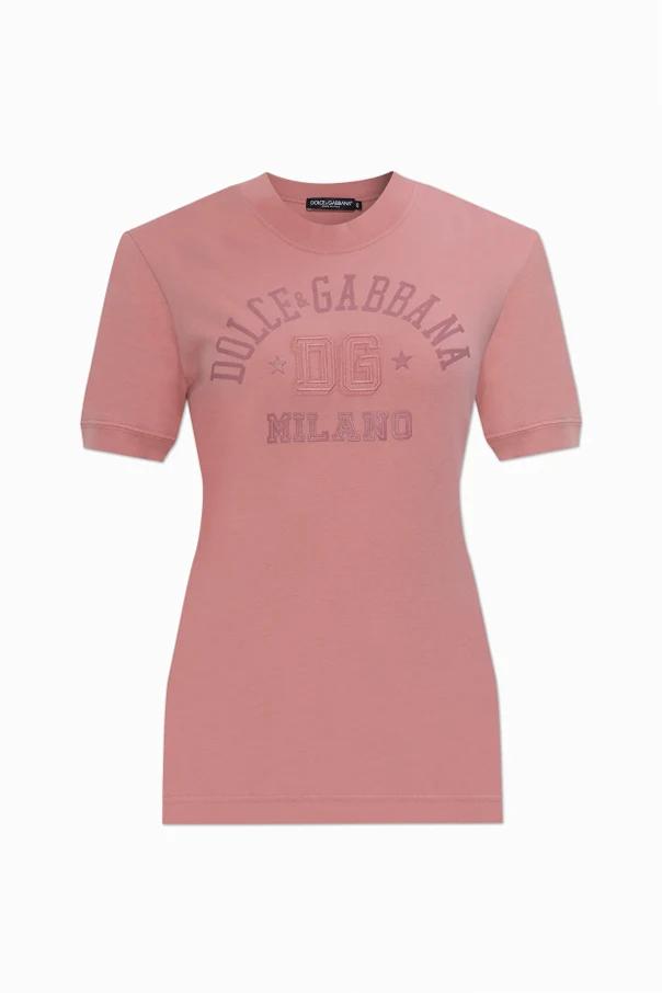 ROSA T-Shirt mit aufgedrucktem Logo