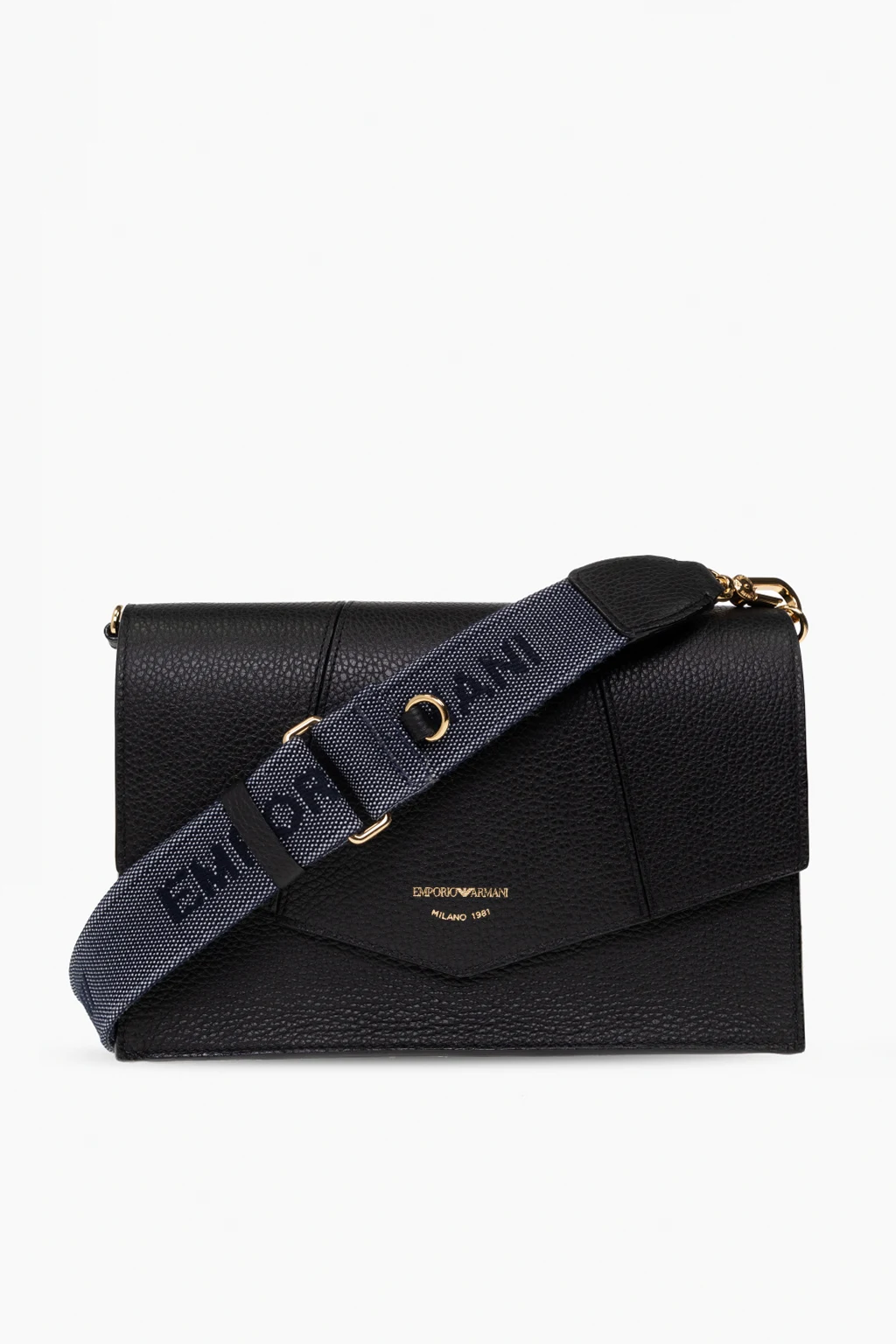 BLACK Leather shoulder bag