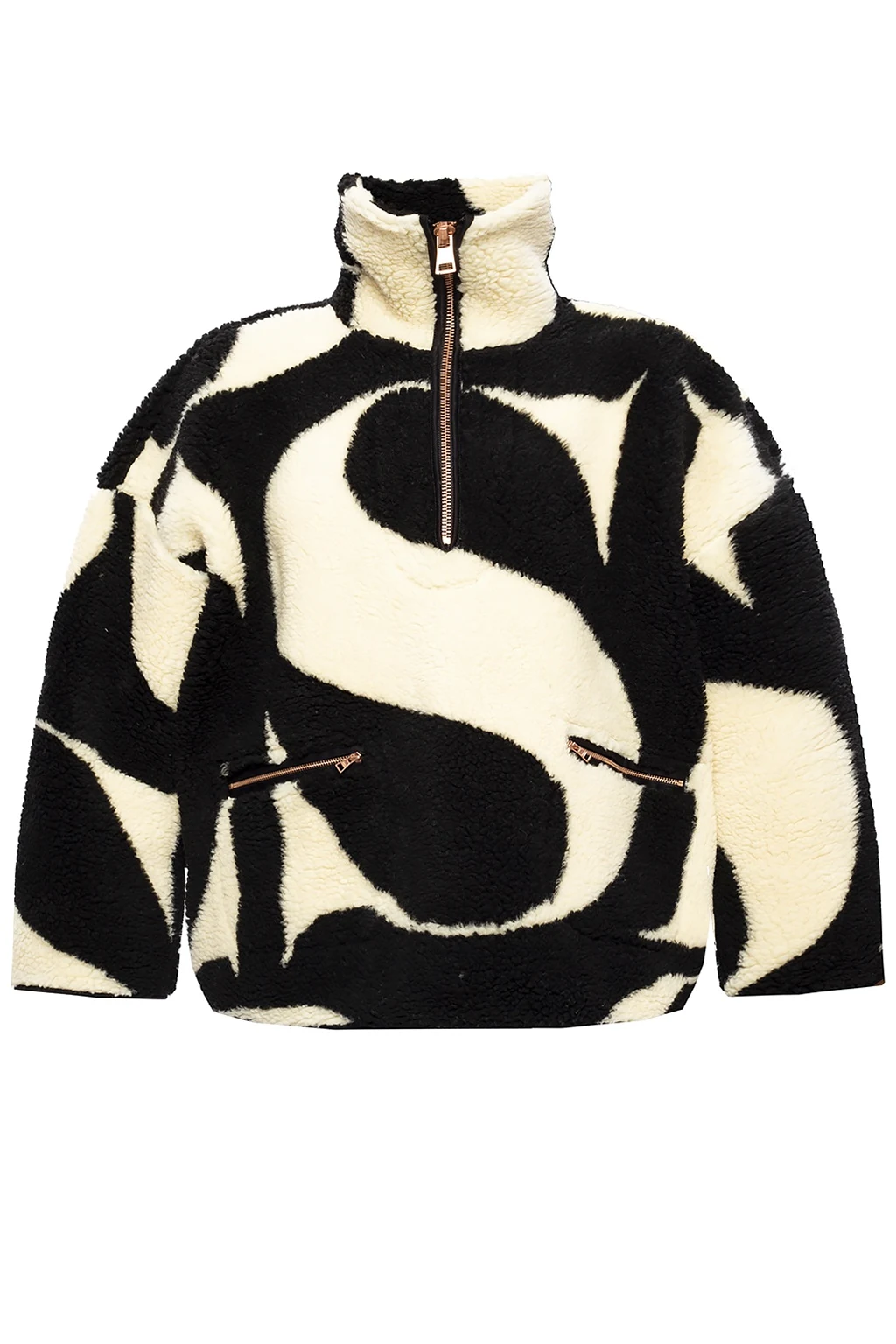 Fur sweatshirt