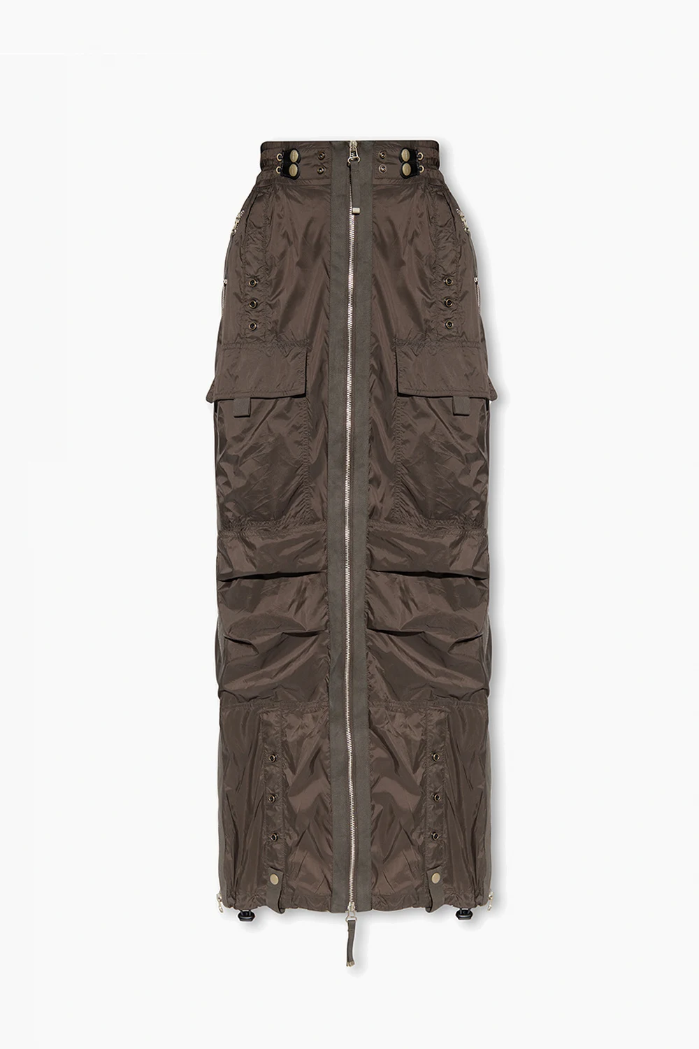 GREEN 'O-CREP' skirt