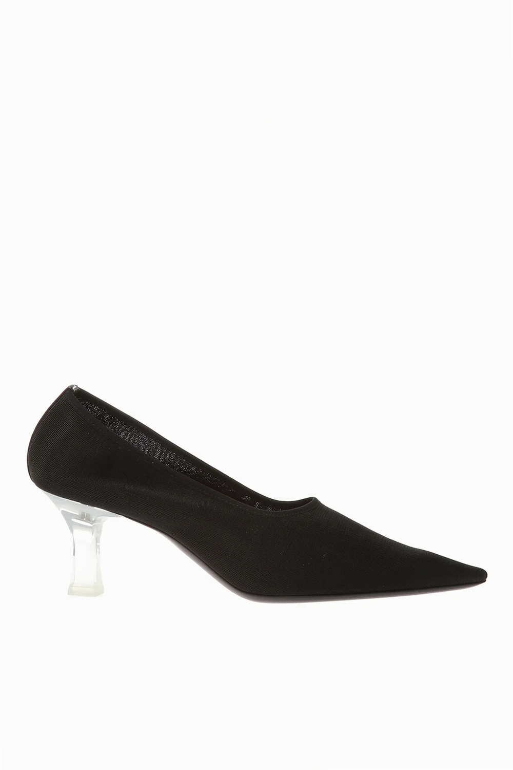 ‘Sock Pump’ heeled pumps