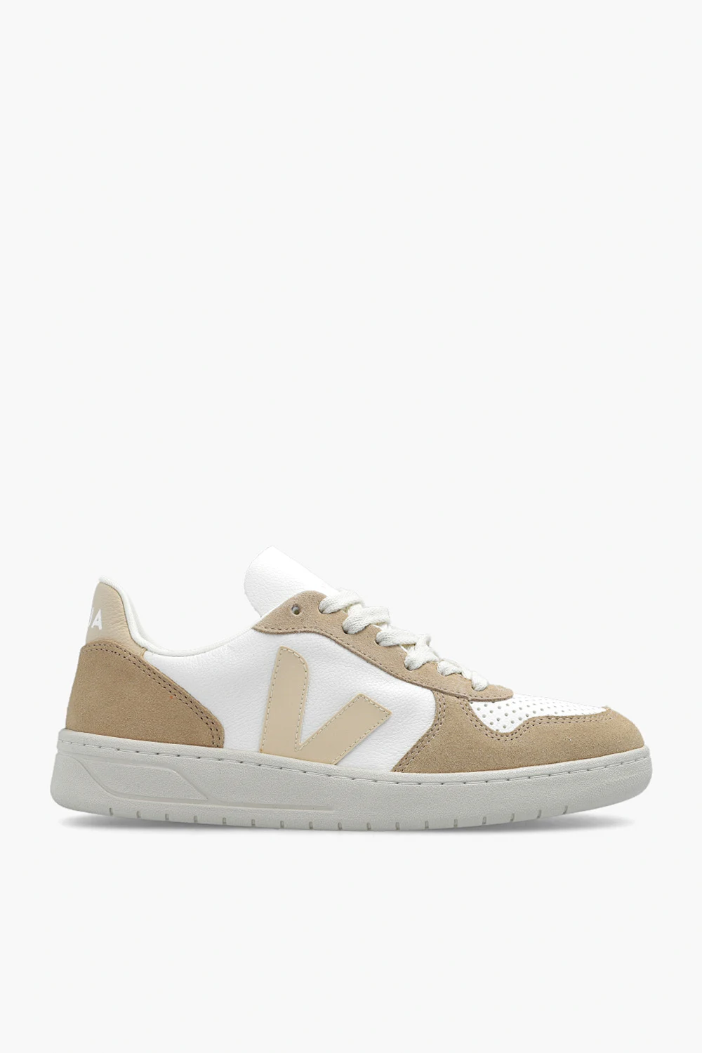 beige ‘V-10 Chromefree Leather’ sneakers
