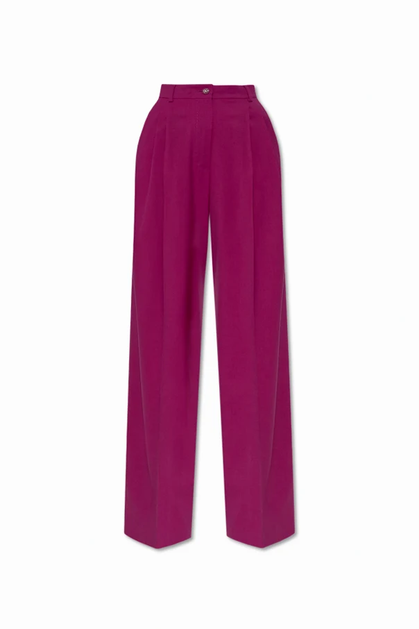 LILA Wollhose mit Bügelfalte