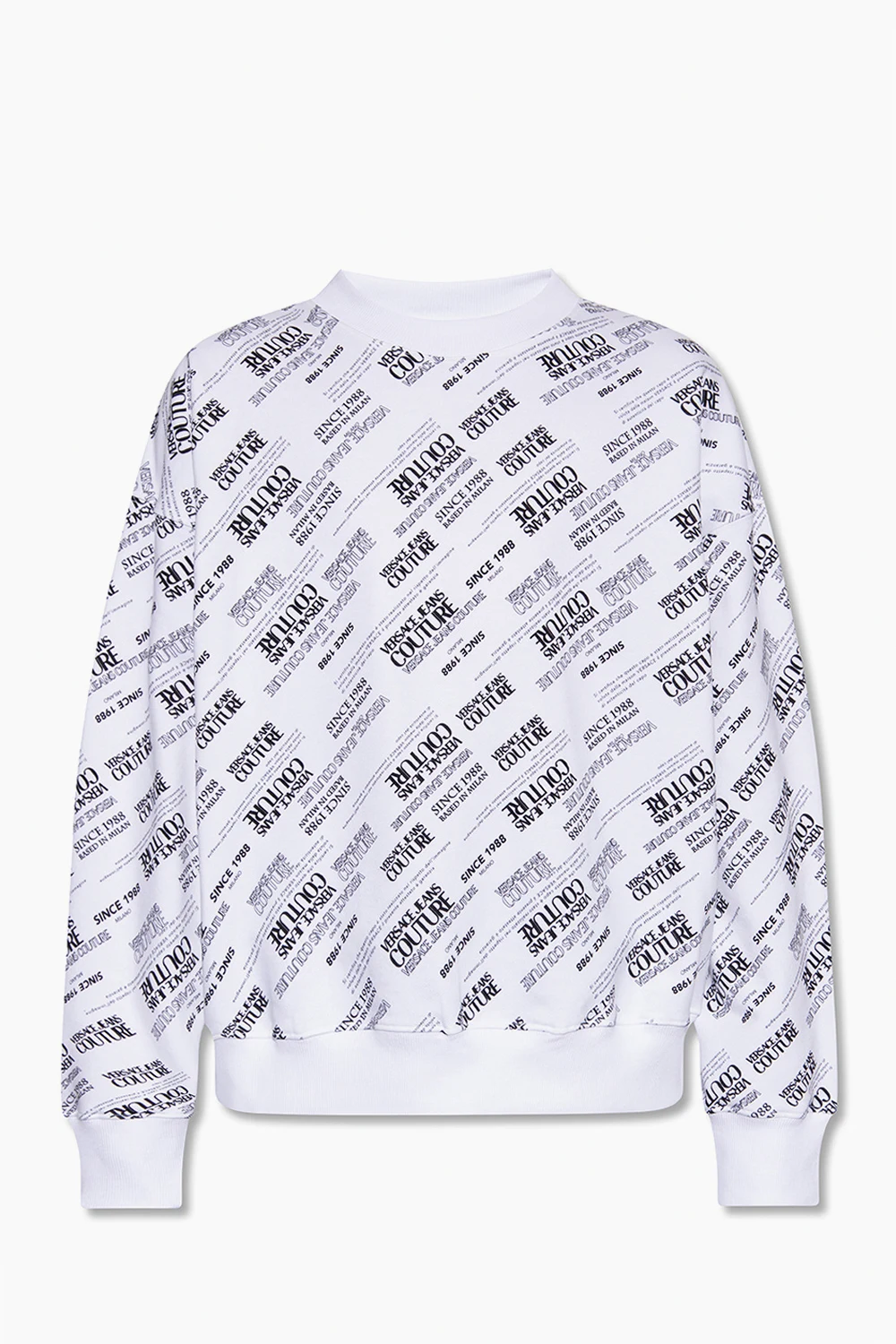 WHITE Sweatshirt with logo