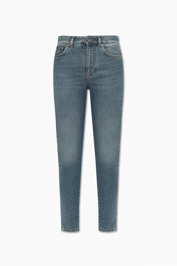 BLAU Jeans mit schmal zulaufenden Beinen
