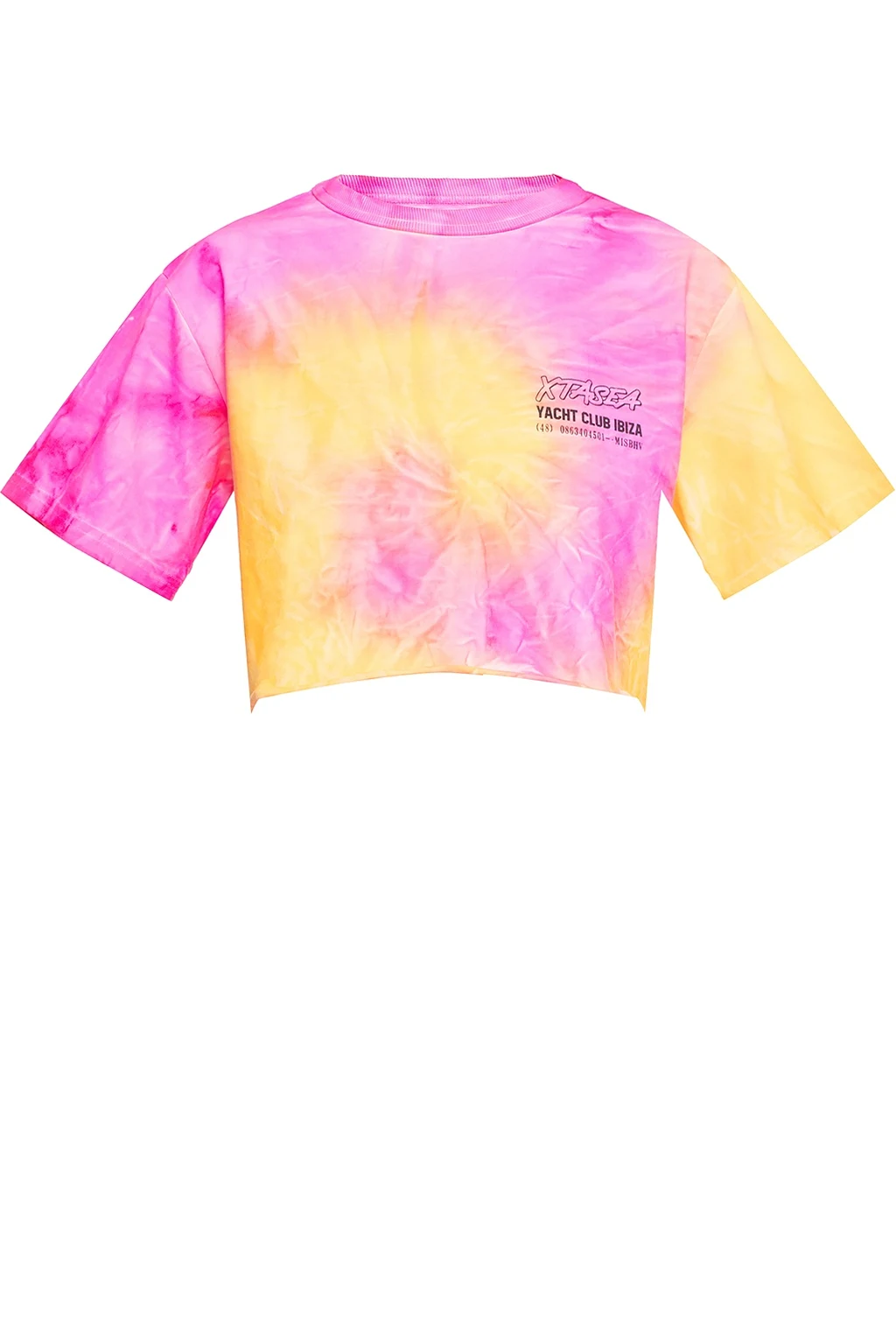 Krótki t-shirt z nadrukiem