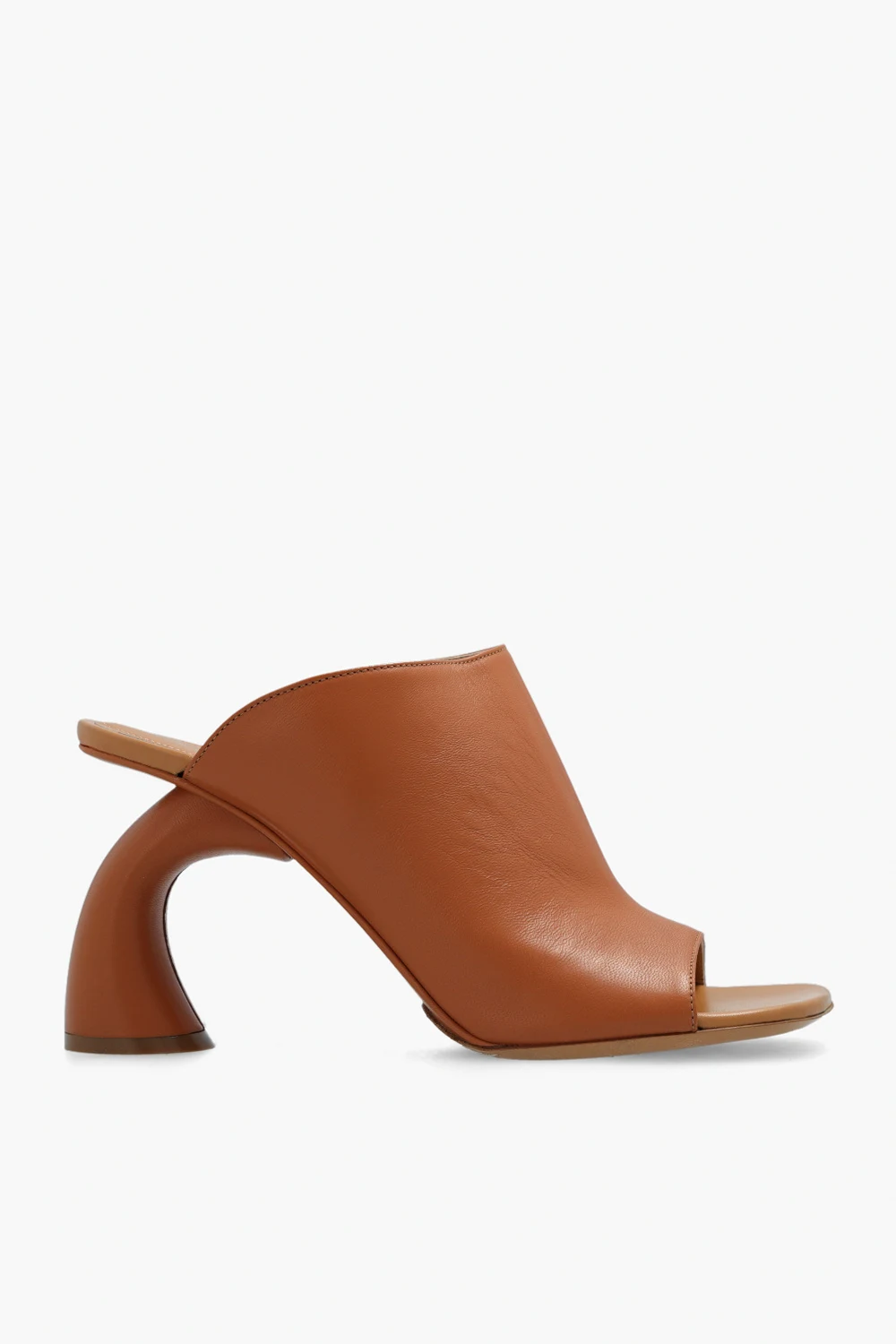 Leather mules