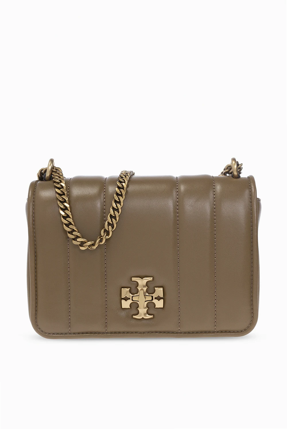 BROWN ‘Kira’ leather shoulder bag