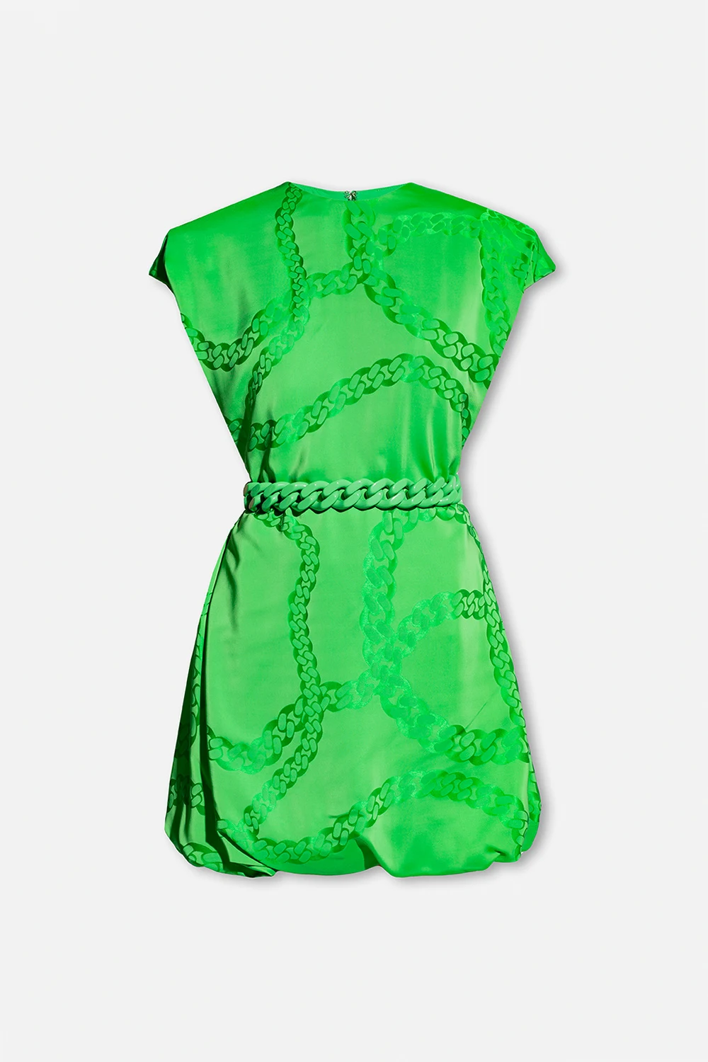 GREEN Belted shirt