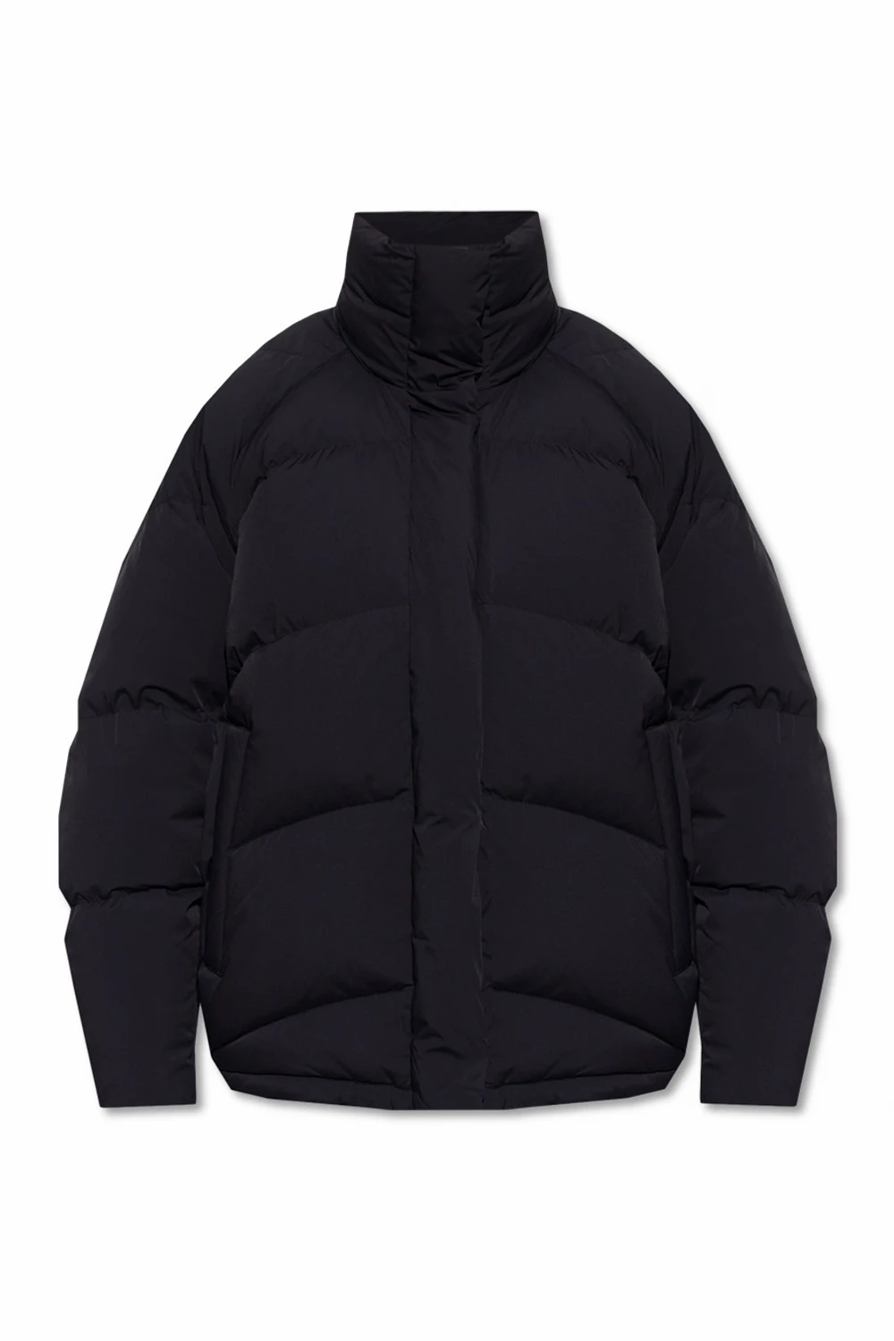 Down jacket with logo