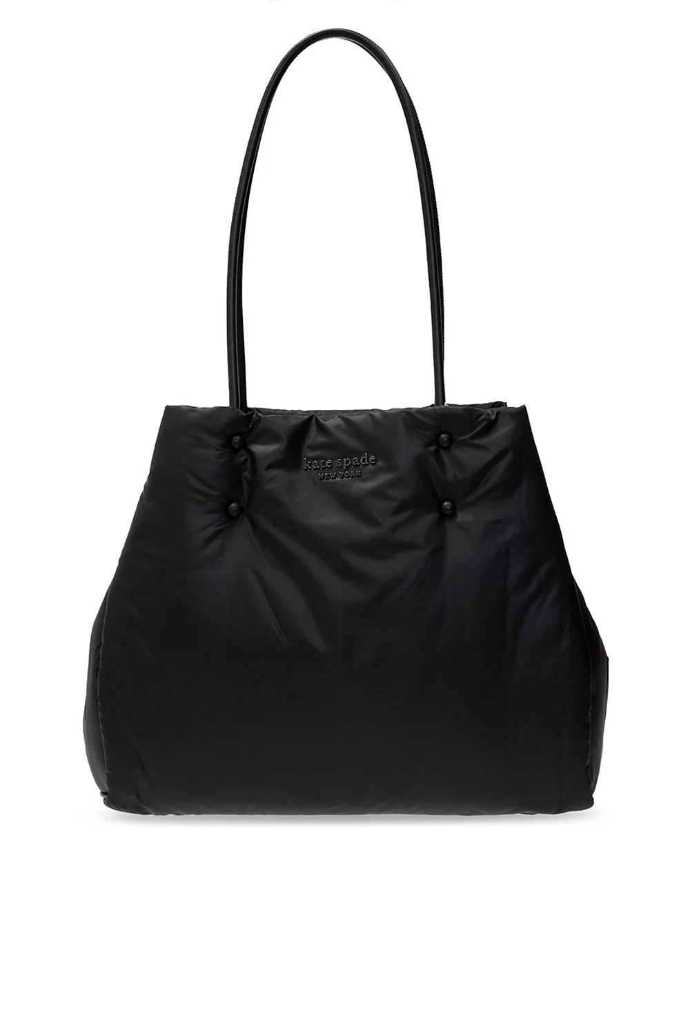 BLACK Tote bag with logo